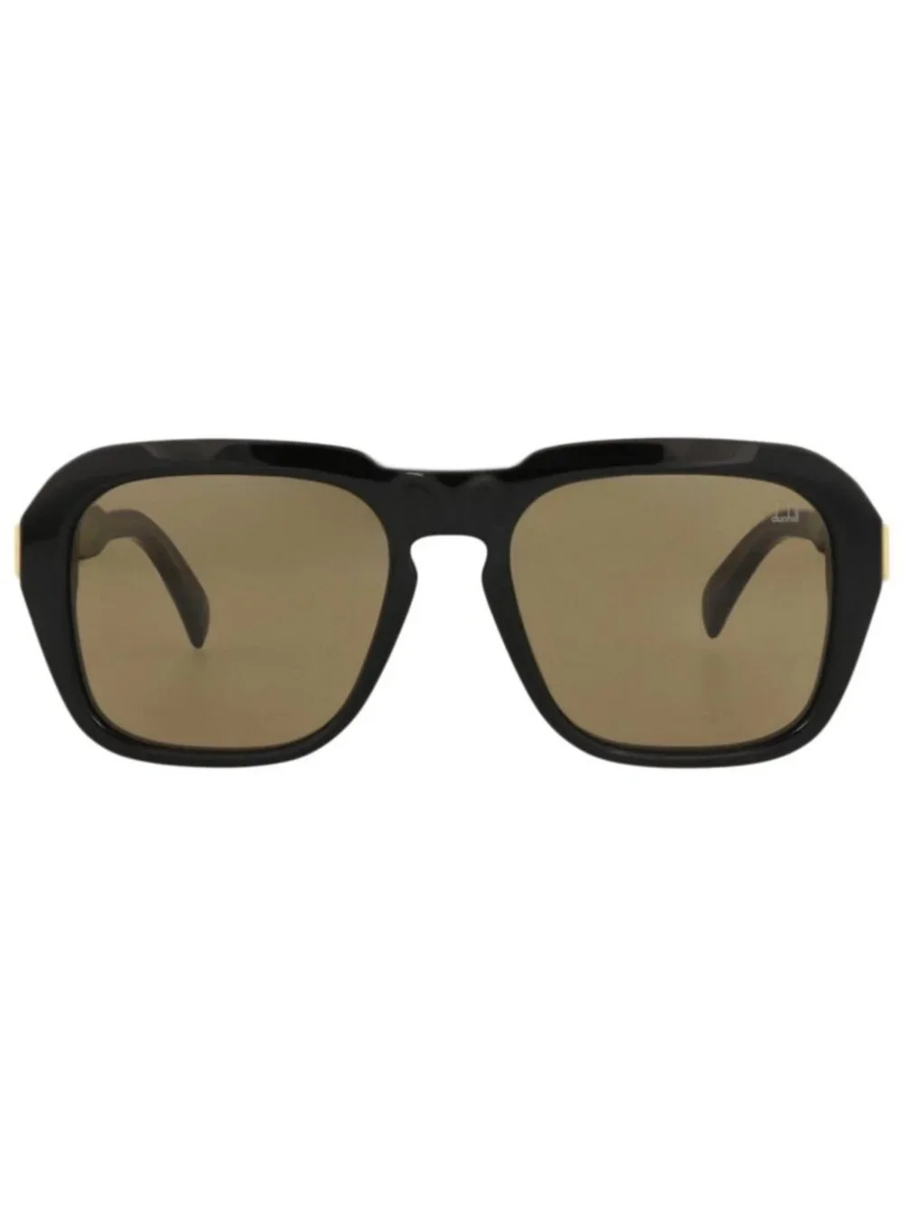 New Dunhill Women's Sunglasses Square Rectangle Acetate Frame Unisex Black Black